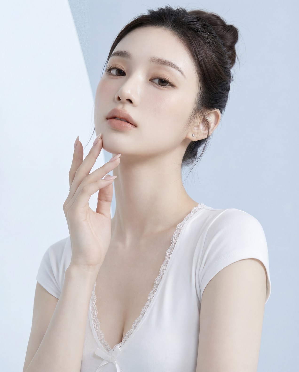매끈한 목선 모델